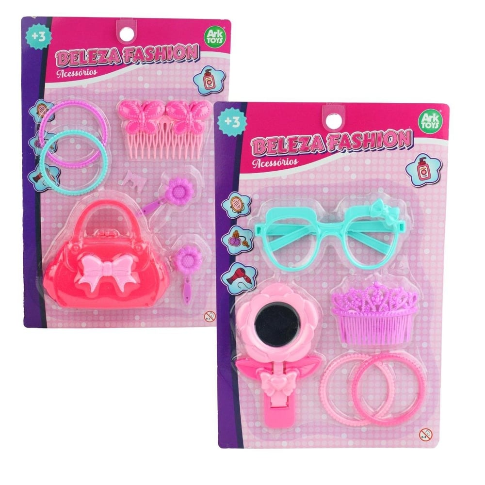 KIT Salão de Beleza 5 Peças Infantil Sortidos