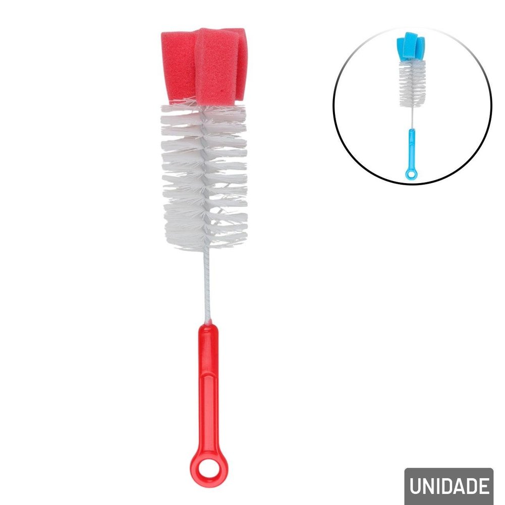 Escova de Limpeza Para Garrafa Plástico 27cm Color
