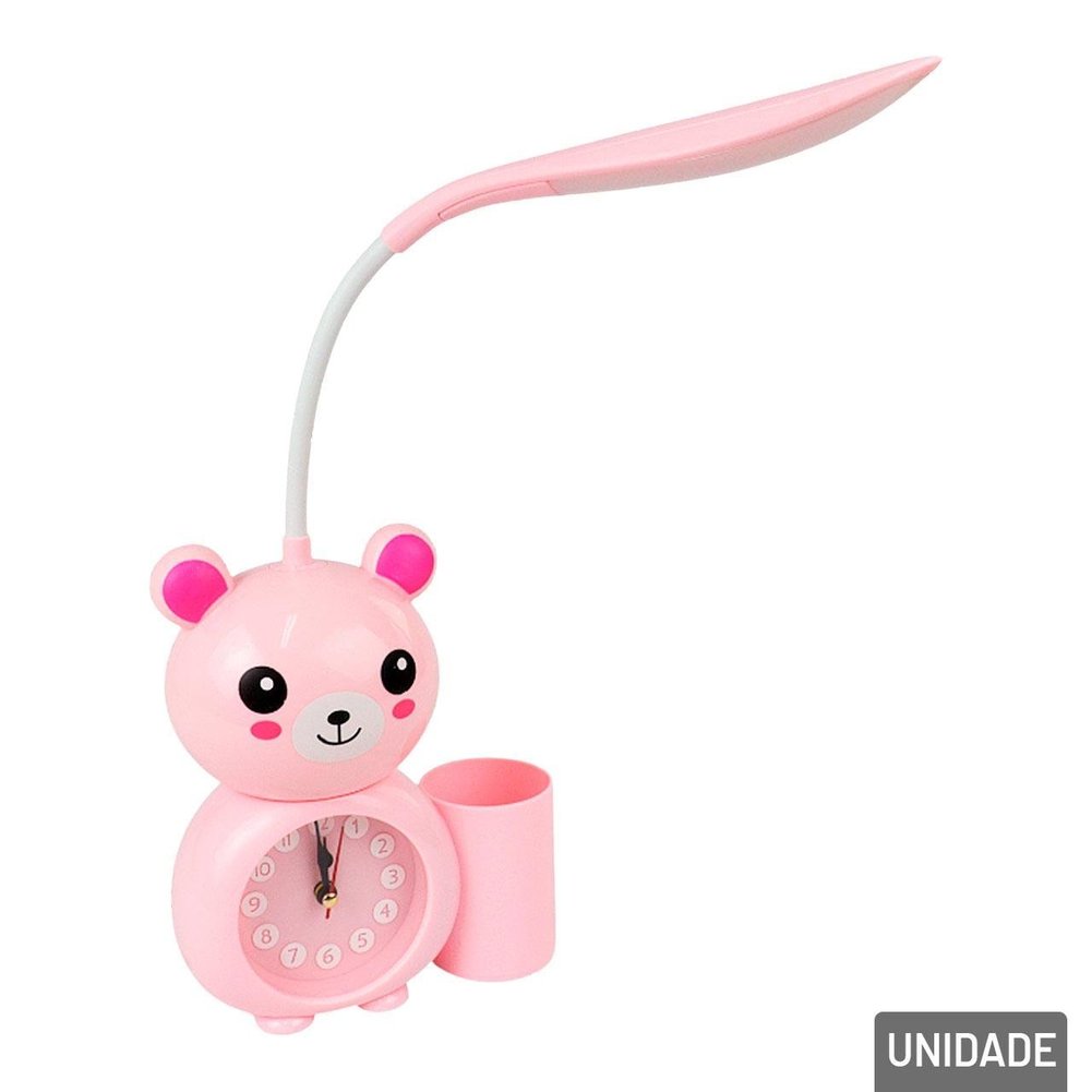 Luminária de Mesa 45cm EM LED com Despertador