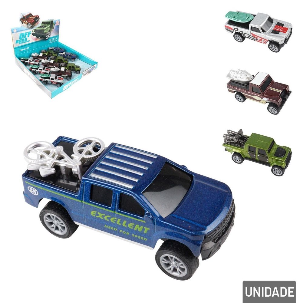 Carrinho de Fricção Metal Modelos Sortidos