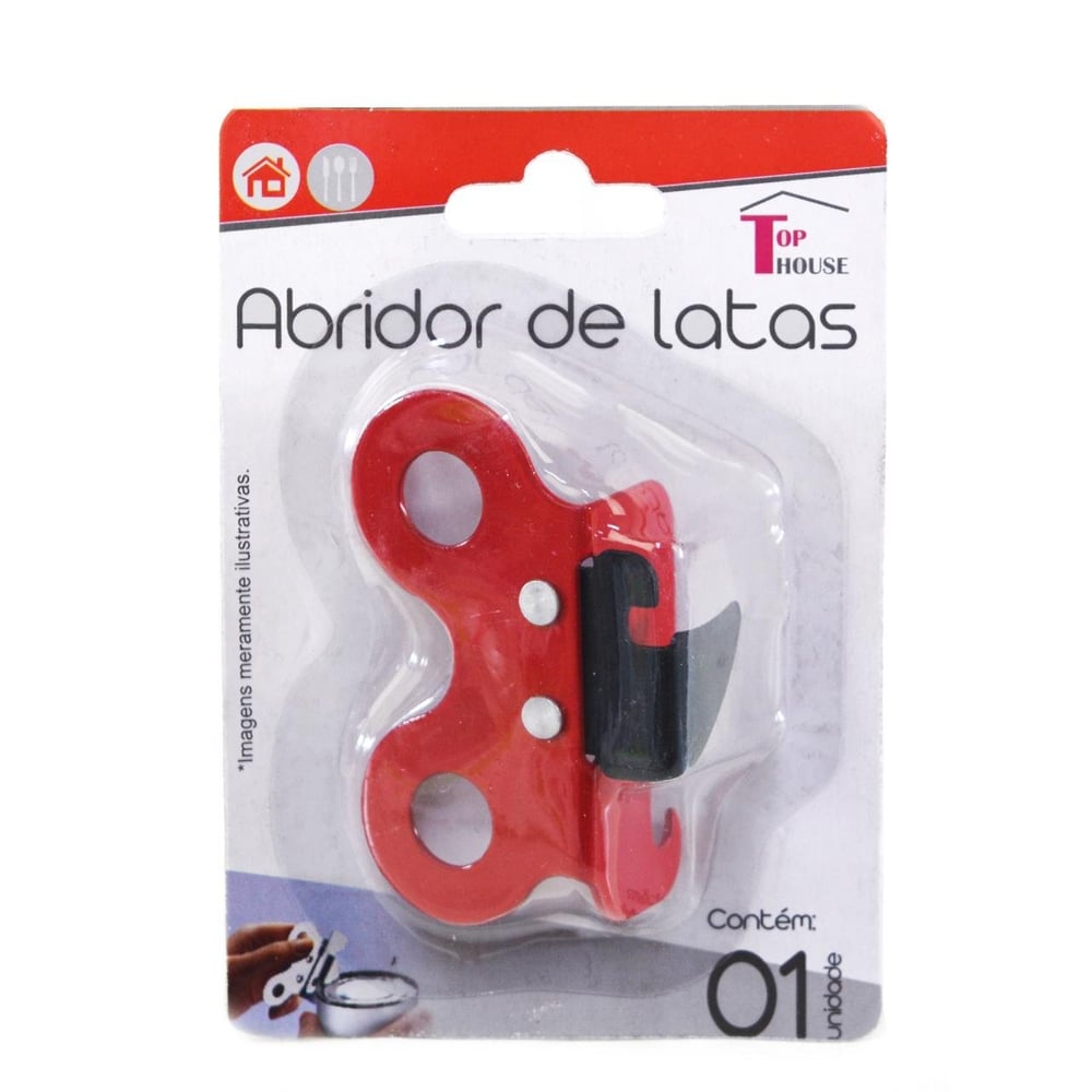 Abridor de Lata EM Metal 8cm Borboleta