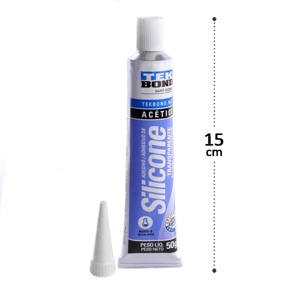 Adesivo Silicone 50g Acético Transparente