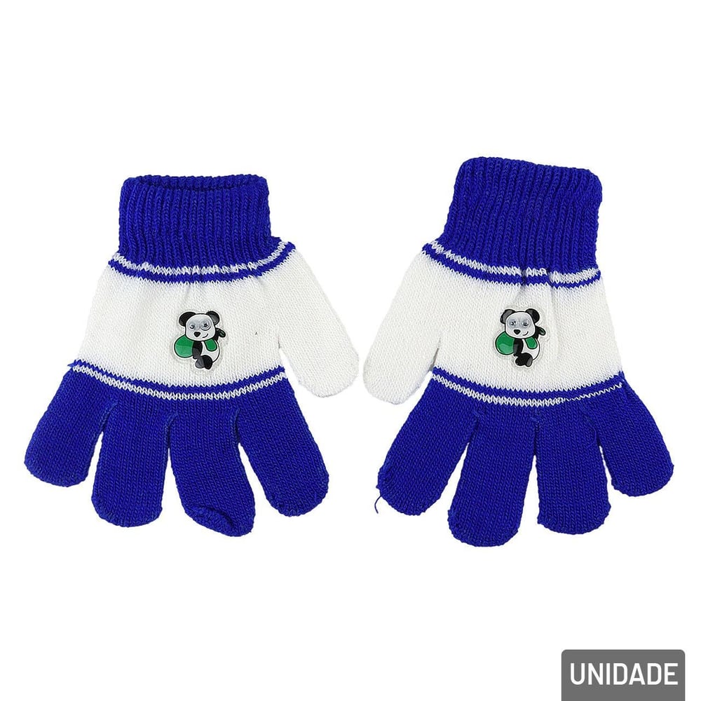 Luva Infantil Poliéster PAR Animais Sortidos