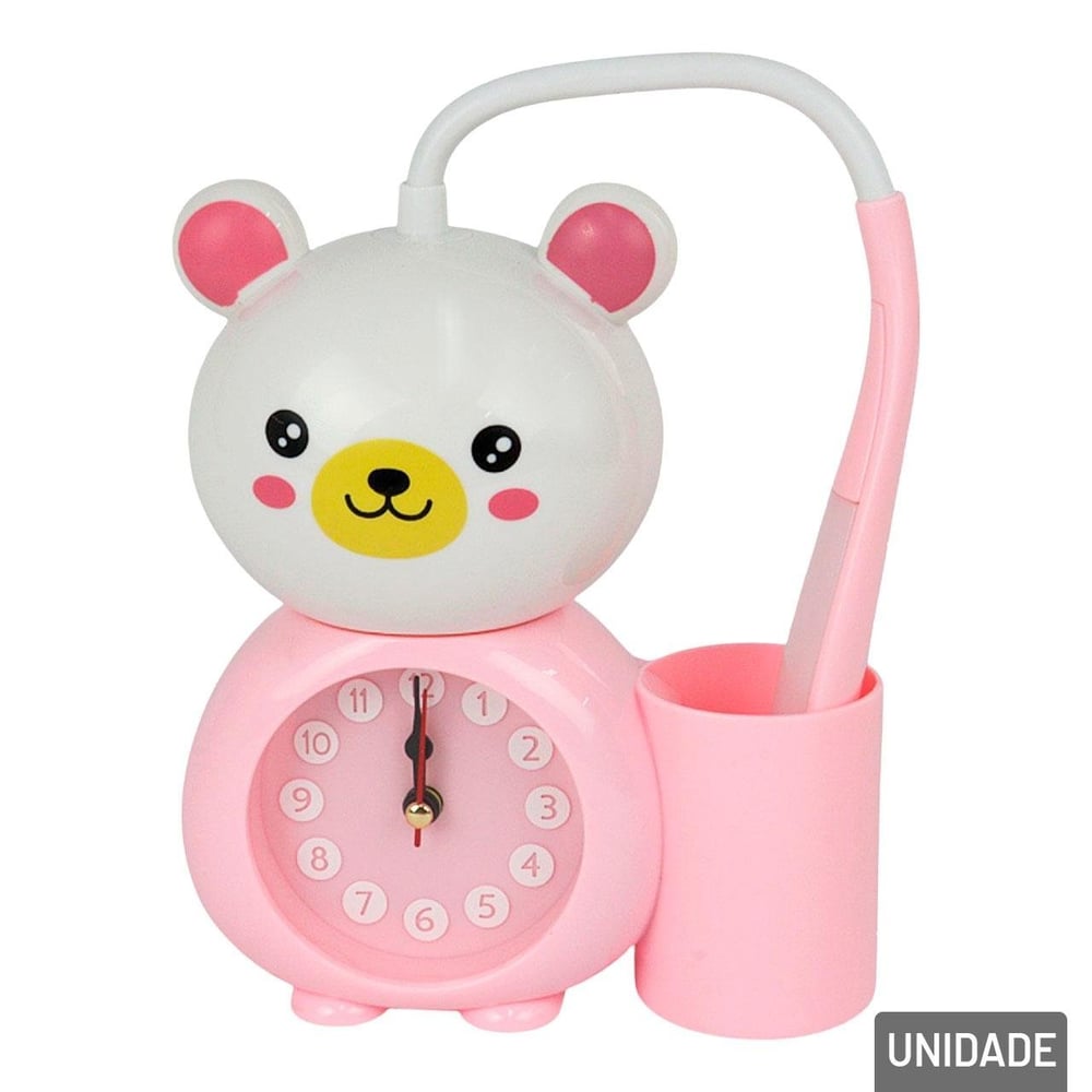 Luminária de Mesa 45cm EM LED com Despertador