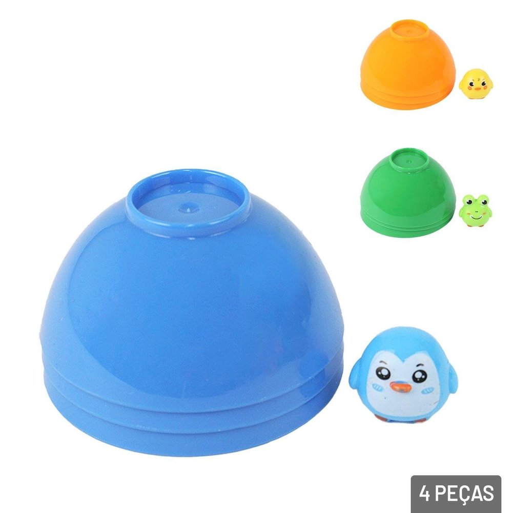 Jogo Adivinha Infantil 4 Peças Animais Sortidos