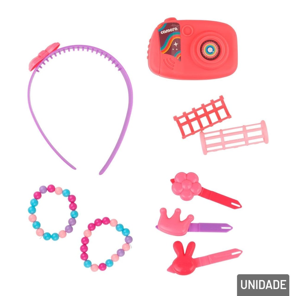 KIT Salão de Beleza 9 Peças Infantil Color