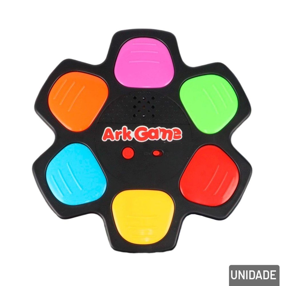 Jogo da Memória Eletrônico 6 Cores com LUZ e Som
