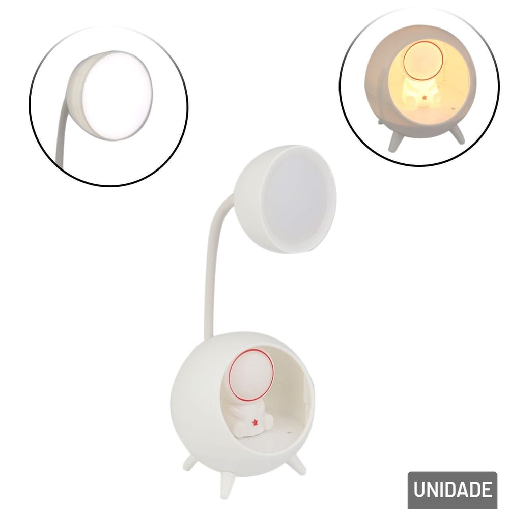 Luminária de Mesa 26cm EM LED Personagens Sortidos