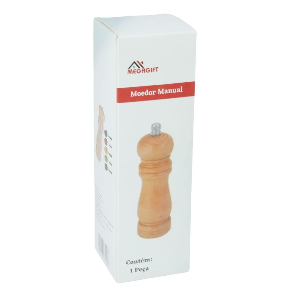 Moedor de Tempero Madeira 16cm