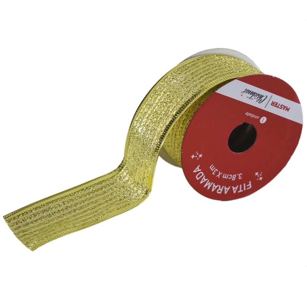 Fita Aramada 3mx3,8cm Listrada Color Natal