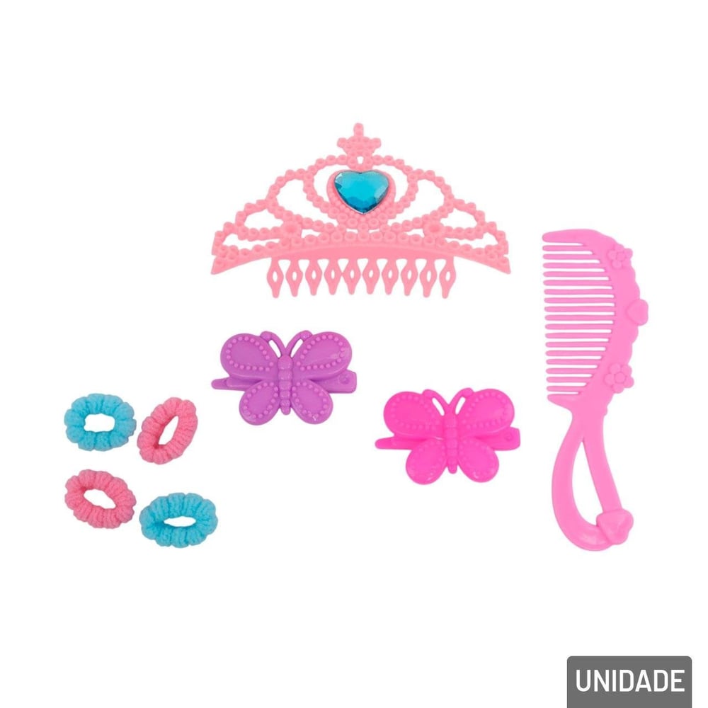 KIT Salão de Beleza Infantil Acessórios Sortidos