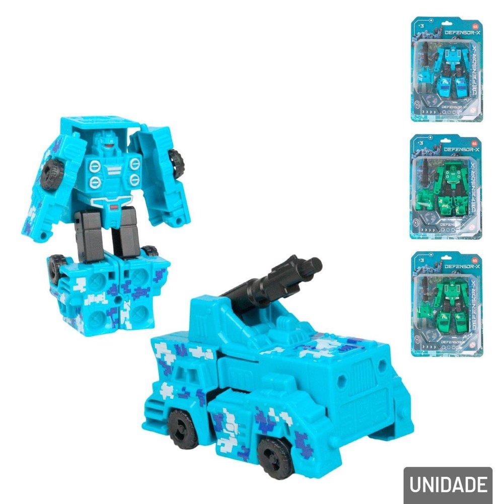 Boneco Robô Transformer 2 EM 1 Sortidos