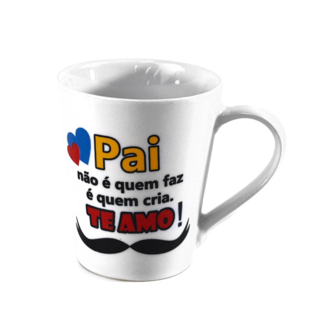 Caneca de Porcelana 250ml DIA DOS Pais Sortidos