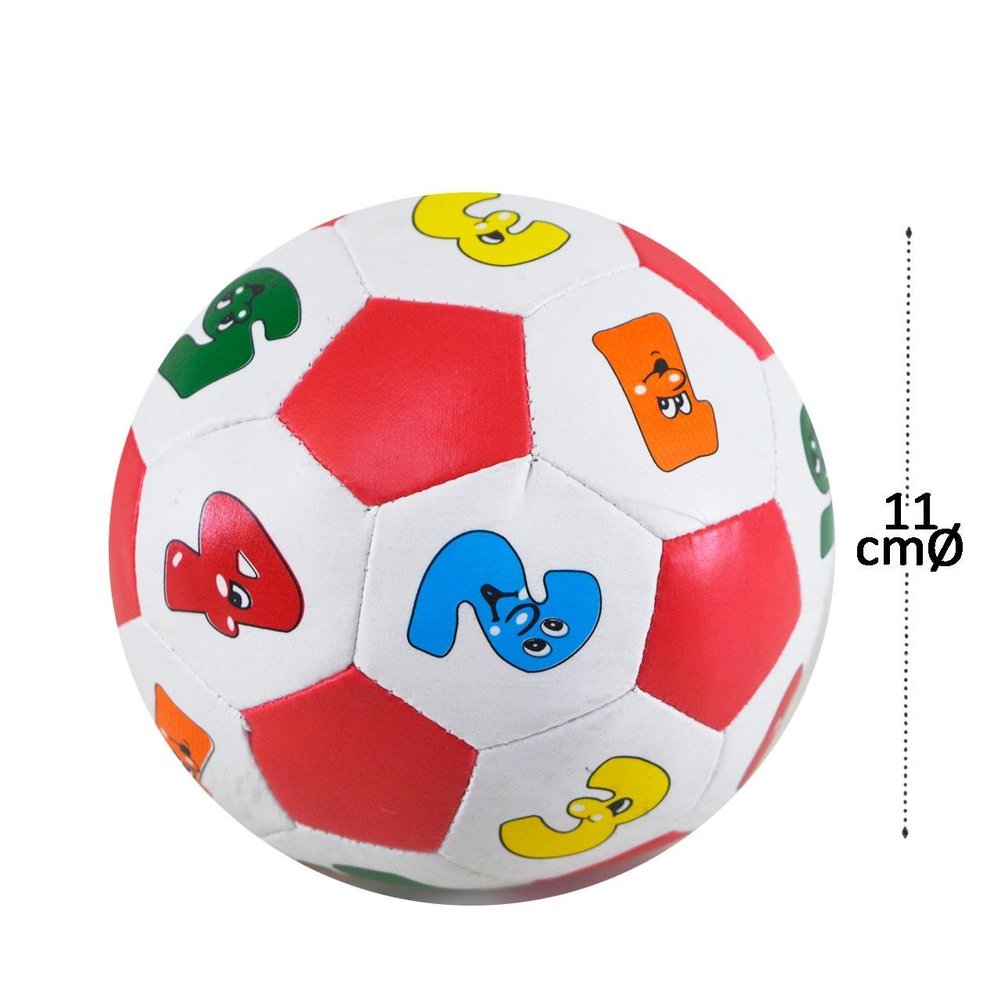 Bola de Futebol 11cm Infantil Números