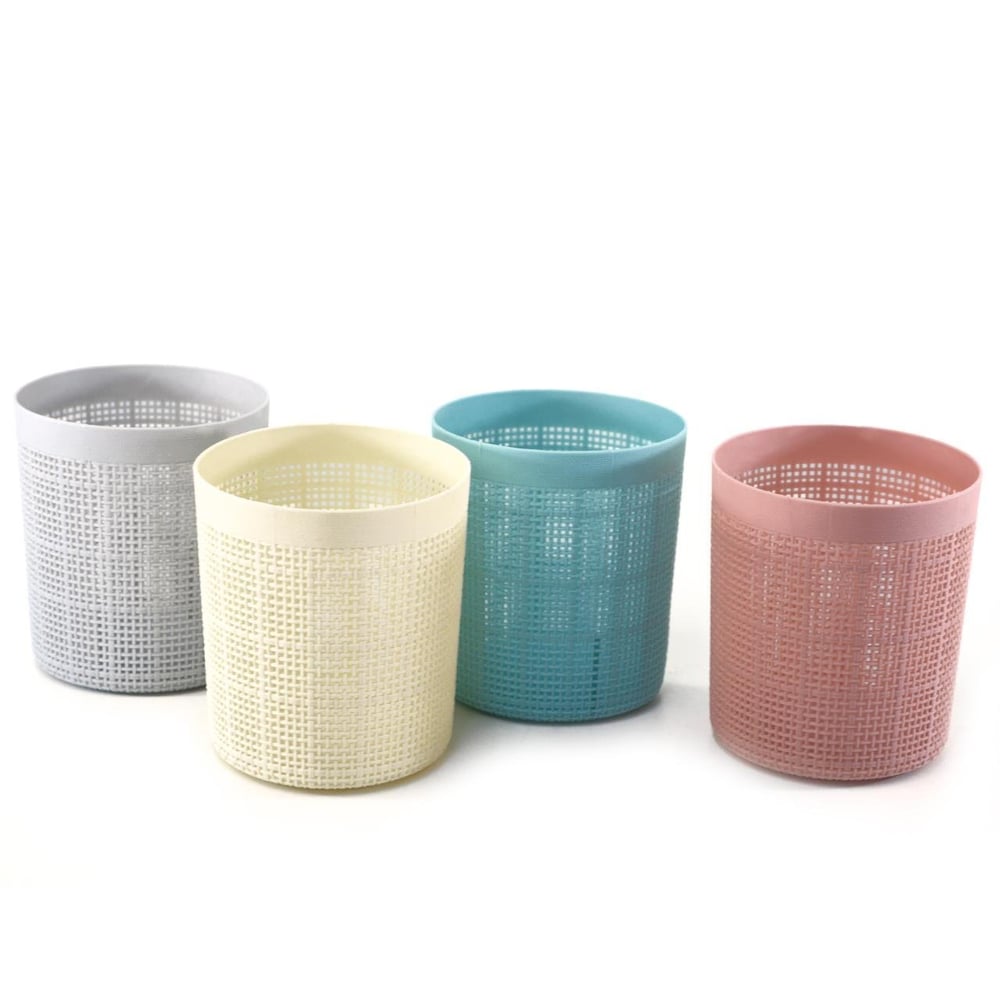 Organizador Multiuso Plástico 11x10 Redondo Color