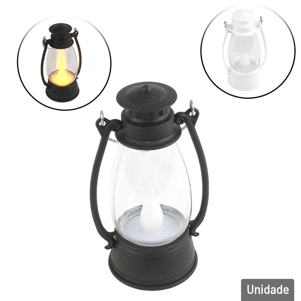 Luminária de LED 9,5cm Lamparina Decorativa Color