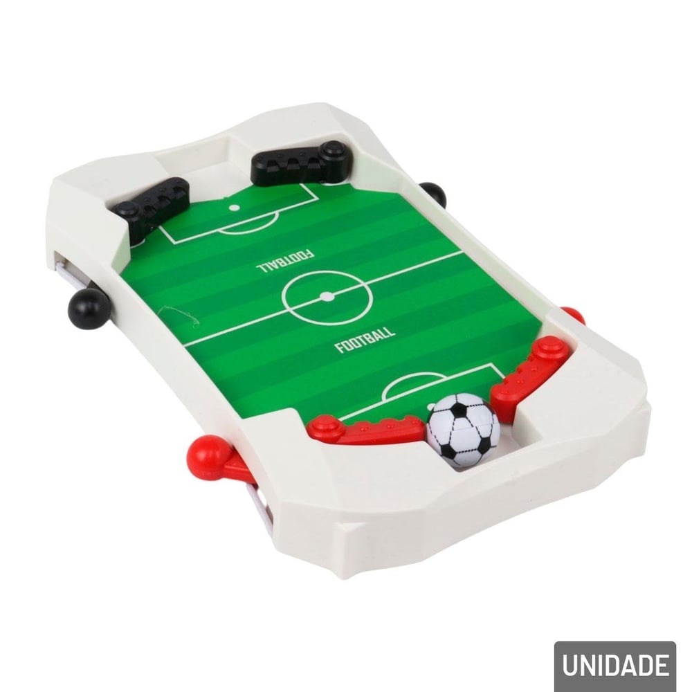 Jogo Mini Futebol Portátil com Lançador Color