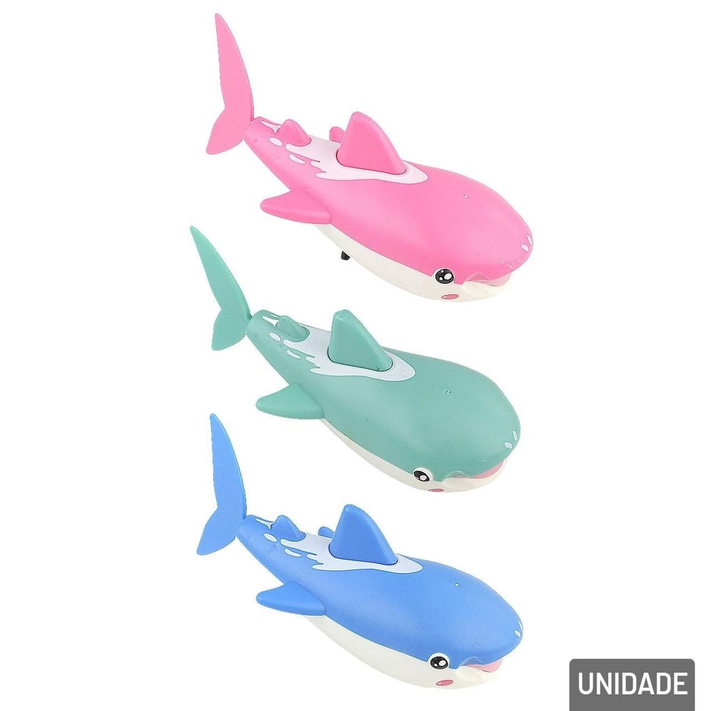 Tubarão Plástico à Corda Color