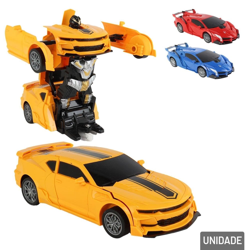 Carrinho de Controle Remoto Transformes Color