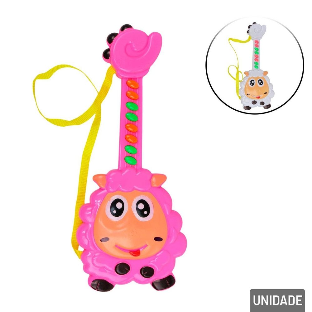 Guitarra Musical de Plástico à Pilha Ovelha Color