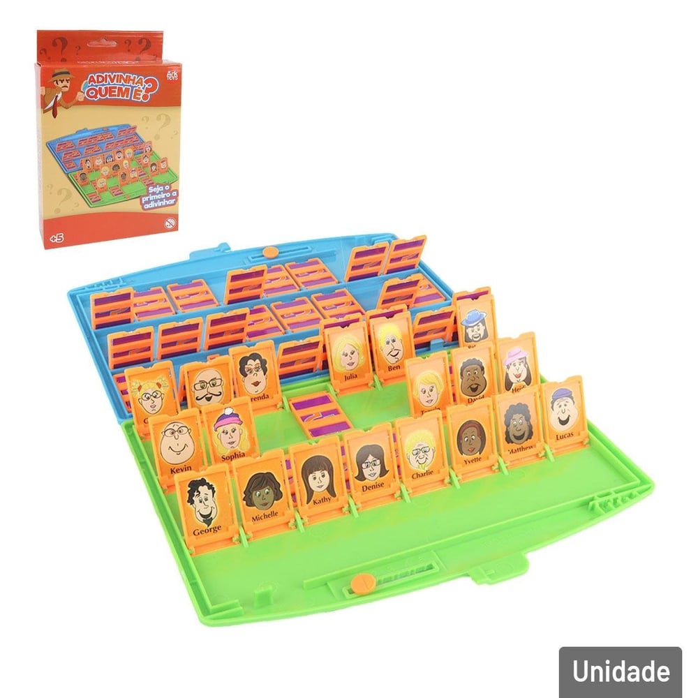 Jogo de Tabuleiro Adivinha Quem é ? Multicolor