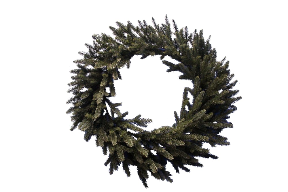 Guirlanda Verde 90cm 130 Galhos Aramado Natal