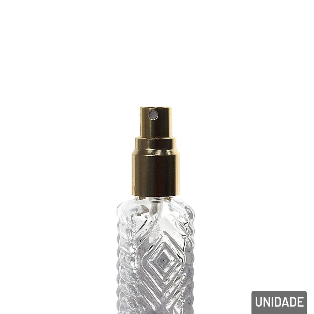 Frasco Porta Perfume de Vidro 12ml Spray com Tampa
