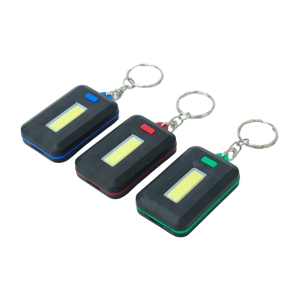 Chaveiro Lanterna de Plástico à Pilha LED Color