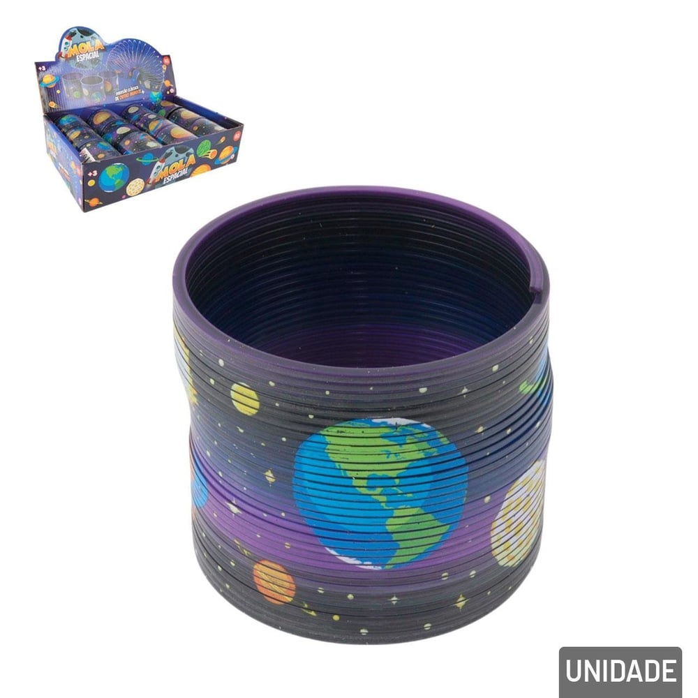 Mola Maluca de Plástico Espaço Sideral Colorido
