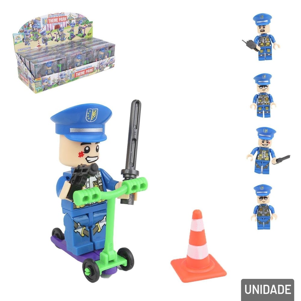 Boneco Monta e Desmonta Patrulha Scooter Sortidos