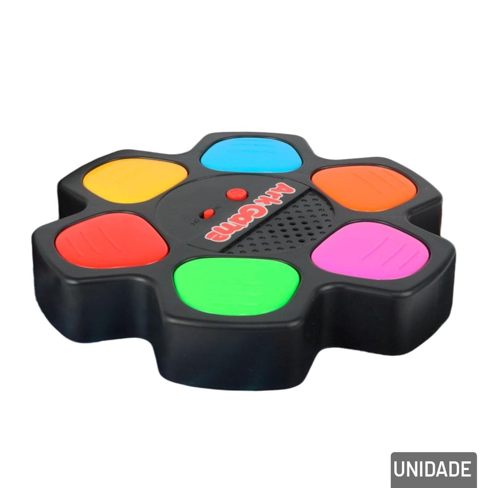 Jogo da Memória Eletrônico 6 Cores com LUZ e Som