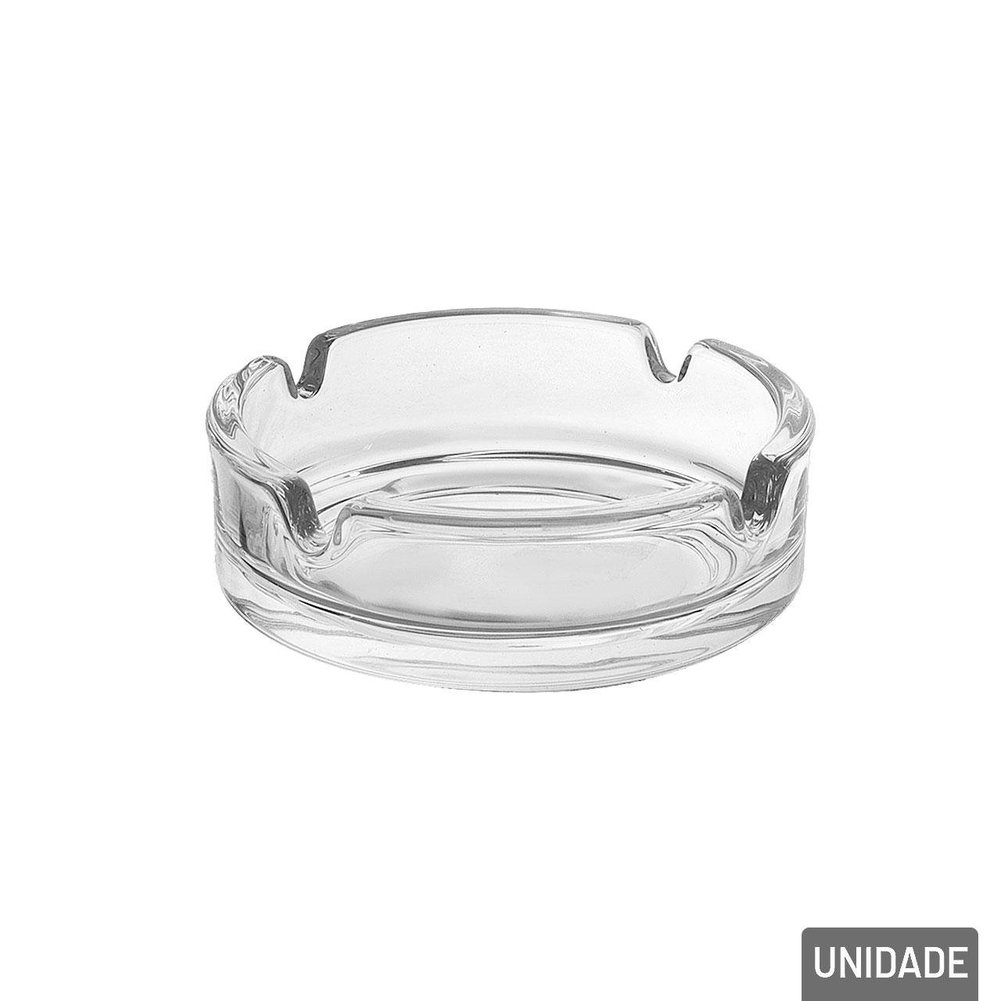 Cinzeiro de Vidro Redondo 11cm Denver