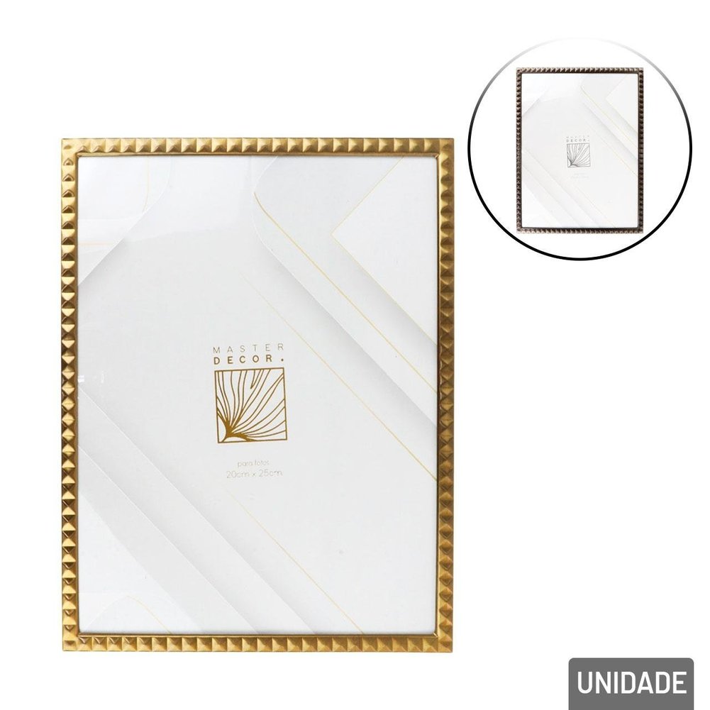 Porta Retrato de Ferro 20x25 Moldura Escovada