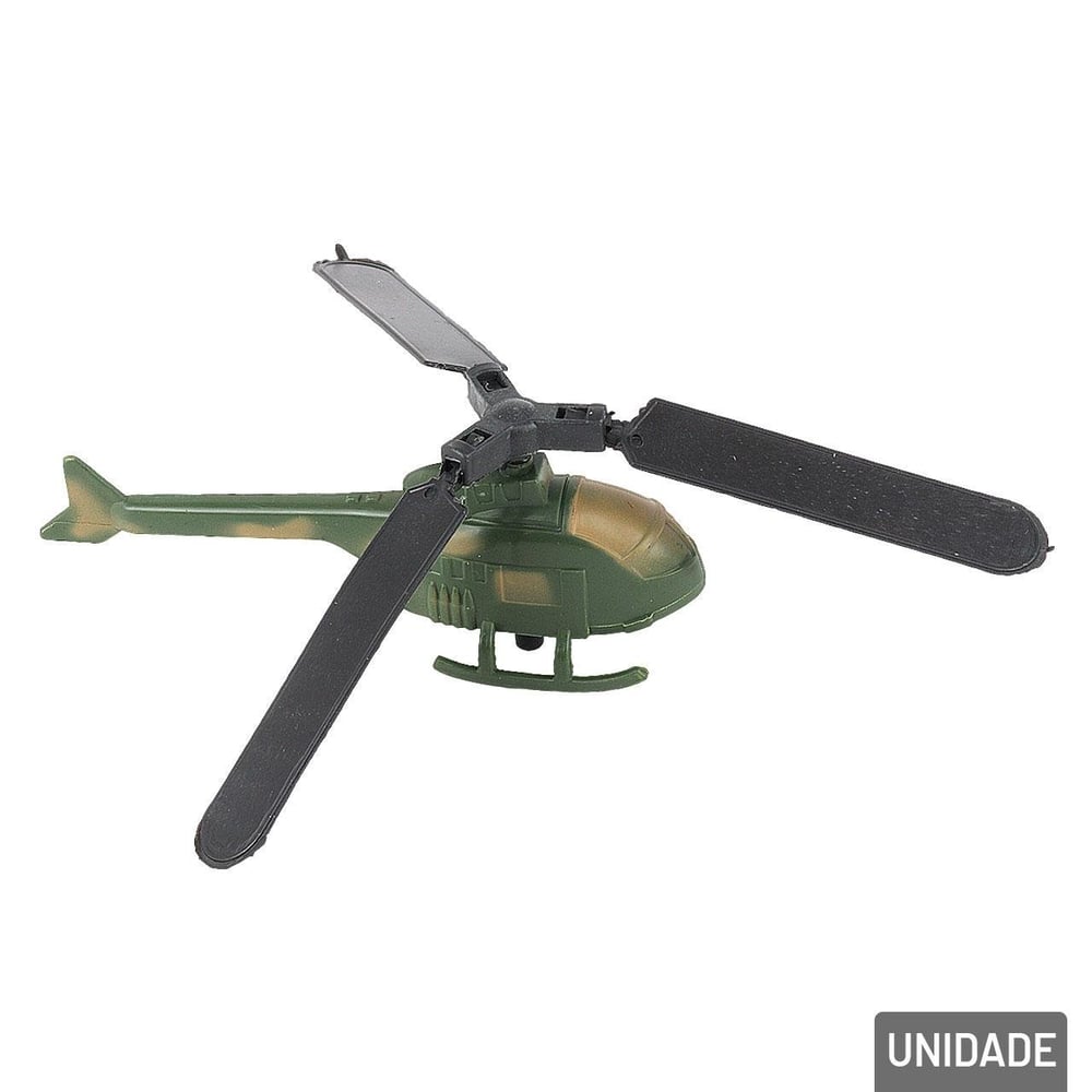 Helicóptero com Lançador Militar