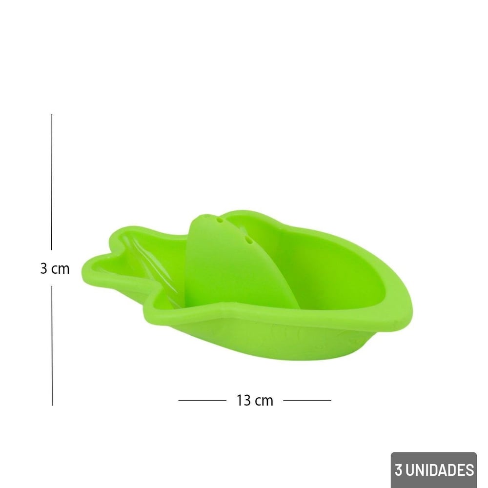 Barco de Plástico Empilhável 3 Pçs Hora do Banho