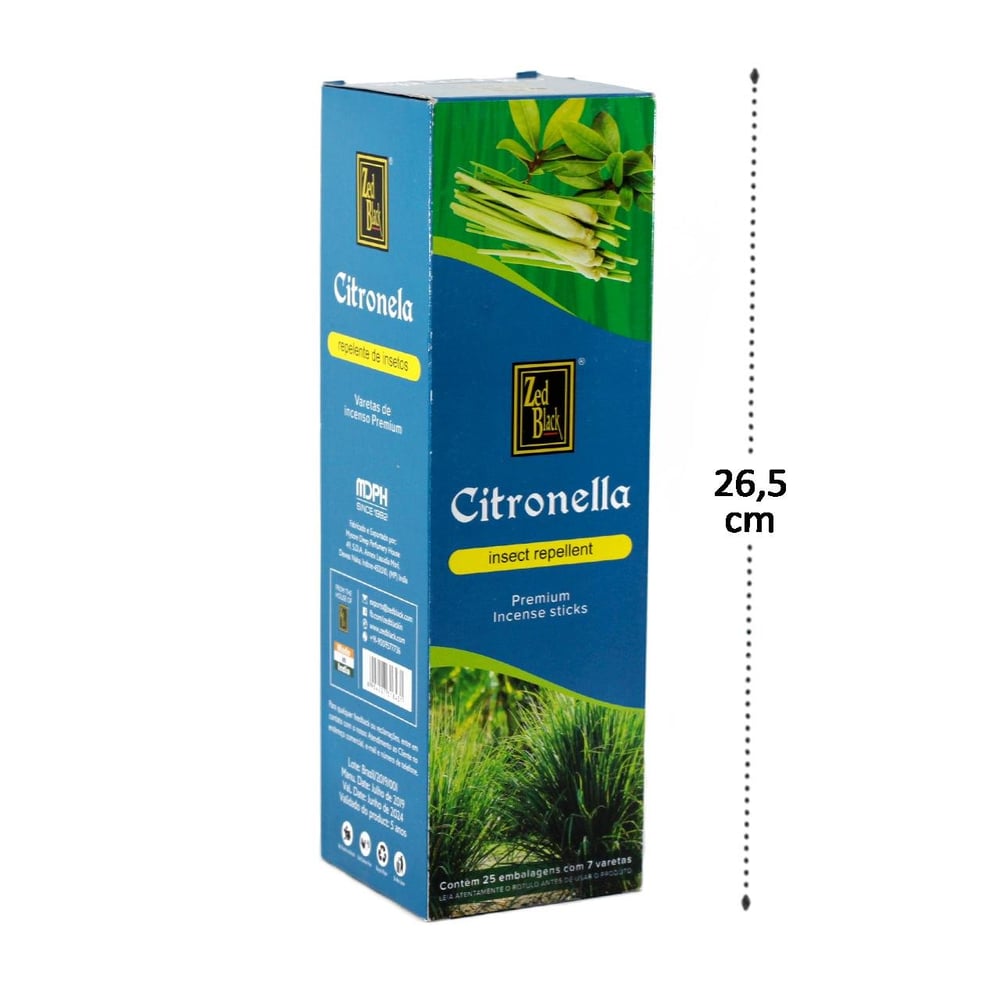 Incenso com 25 Caixas Citronela
