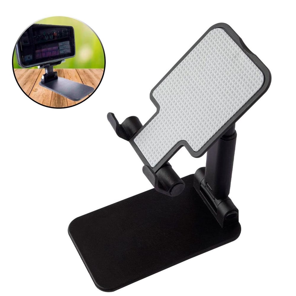 Suporte Para Celular de Mesa Plástico Retrátil