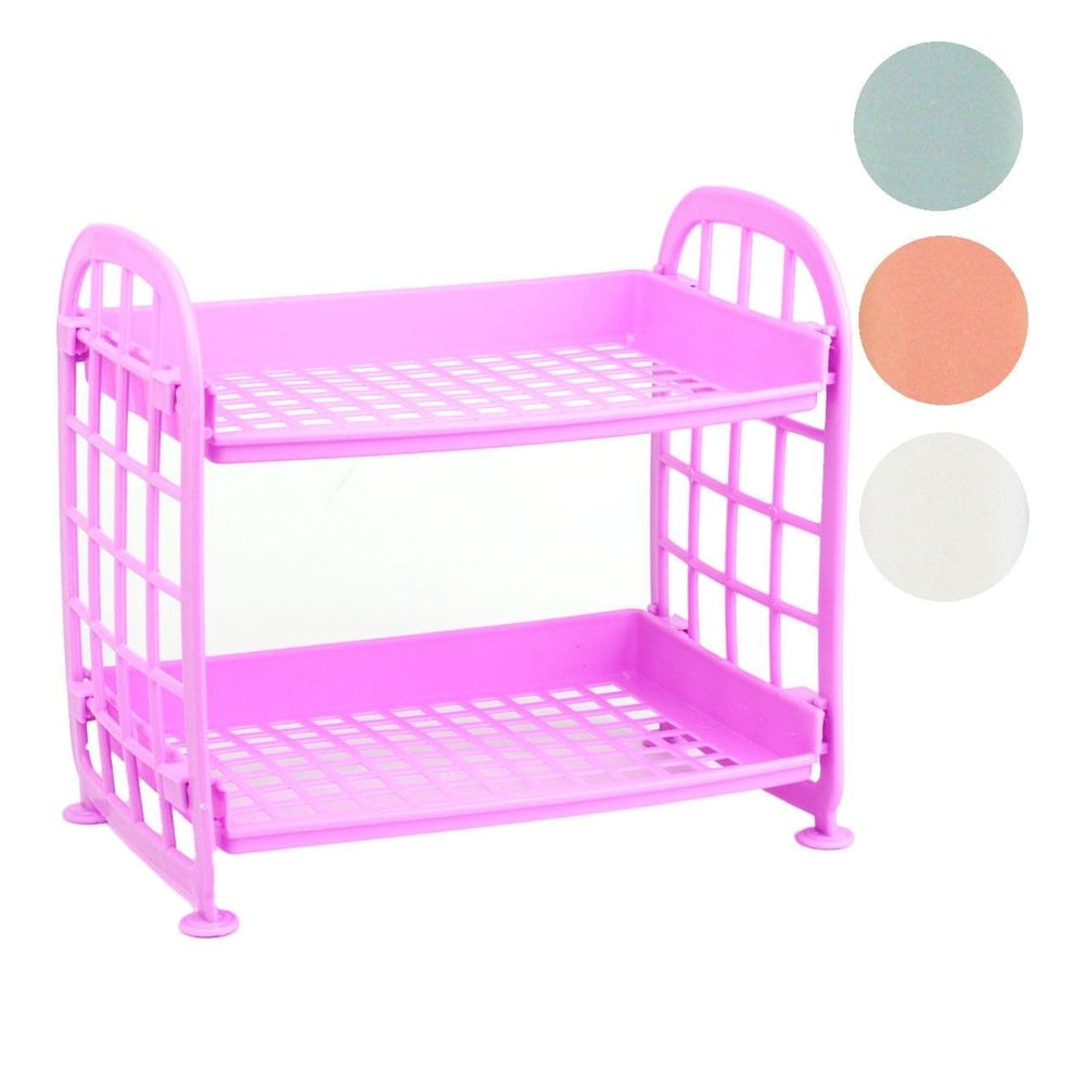 Organizador Multiuso Plástico 2 Andares Color