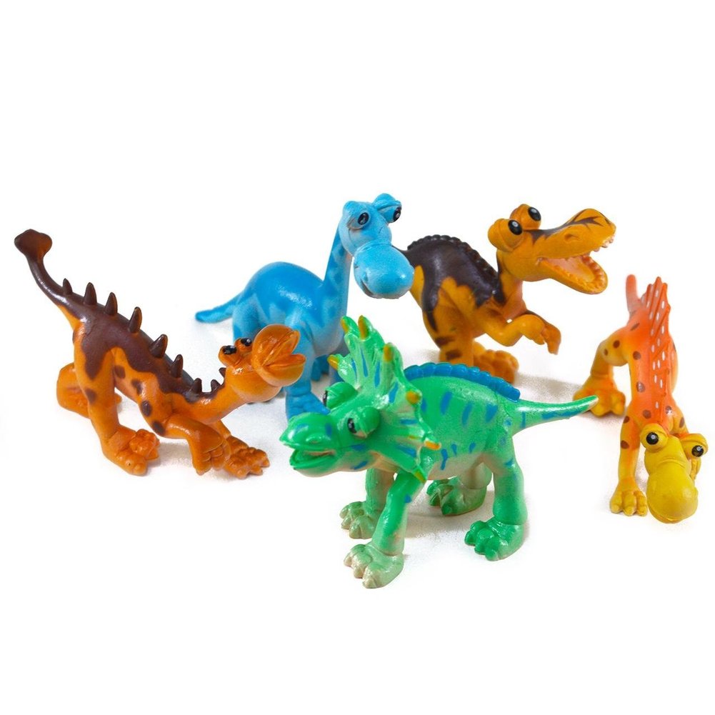 KIT Animais de Plástico 05 Peças Dinossauro