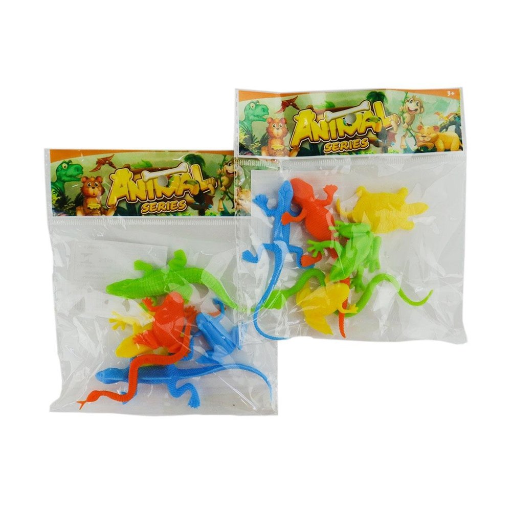 KIT Animais de Plástico 06 Peças Répteis
