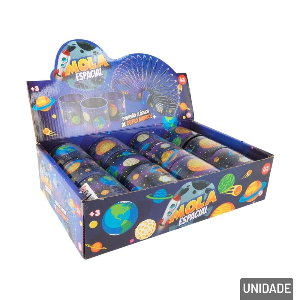 Mola Maluca de Plástico Espaço Sideral Colorido