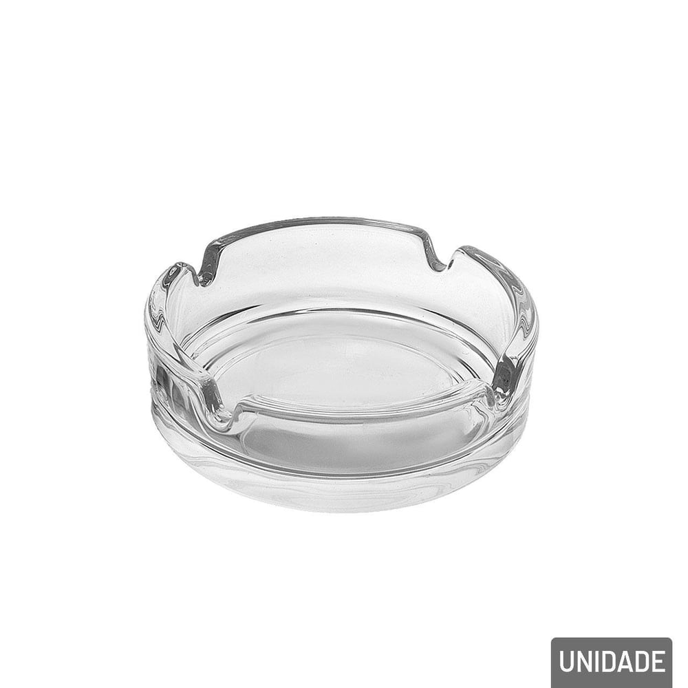 Cinzeiro de Vidro Redondo 11cm Denver