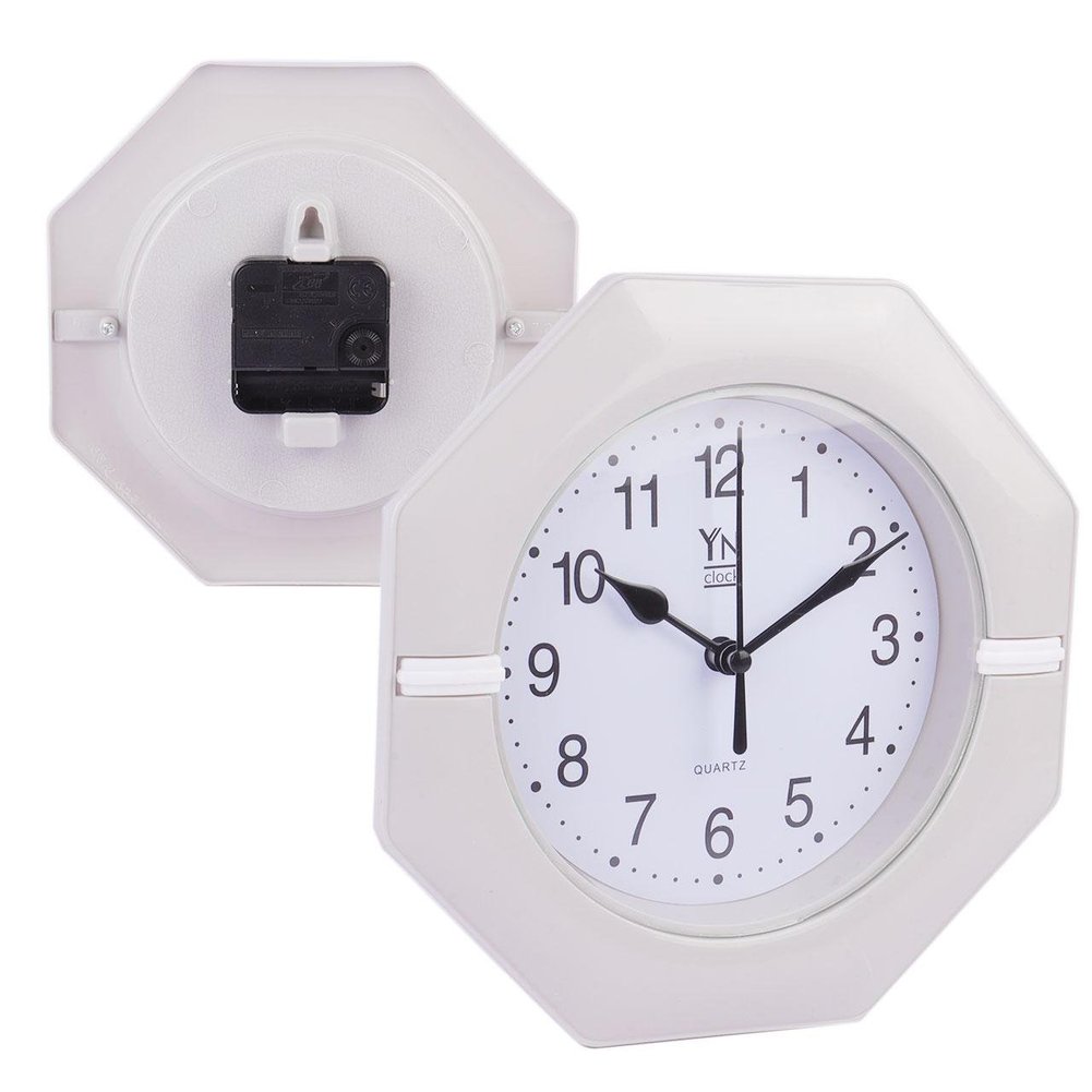 Relógio Analógico de Parede 19cm Octógono Color