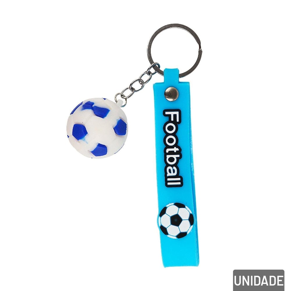 Chaveiro de Silicone 13cm Bola Color