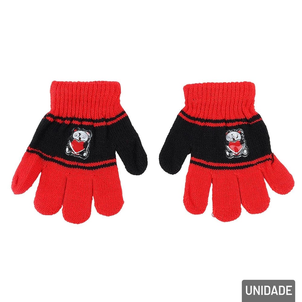 Luva Infantil Poliéster PAR Animais Sortidos