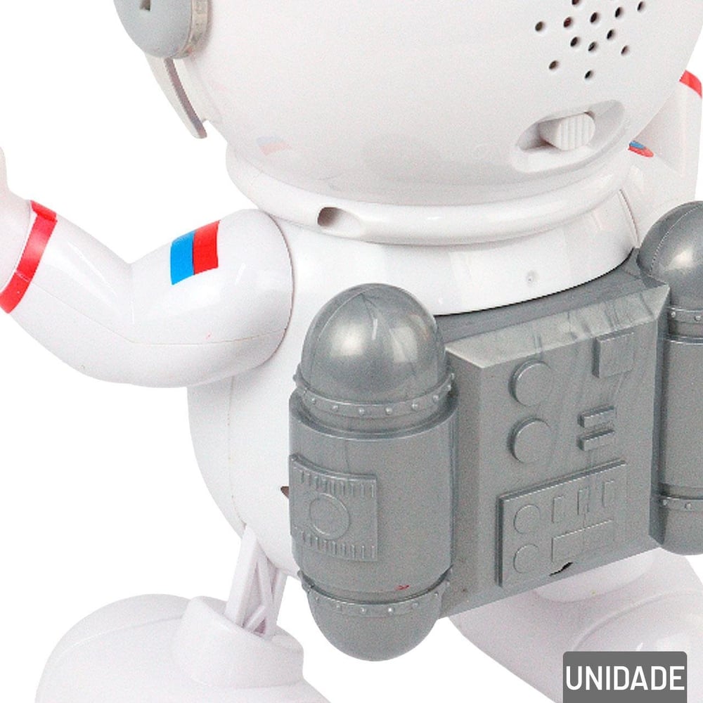 Tigre Astronauta à Pilha LUZ e Música Dançarino