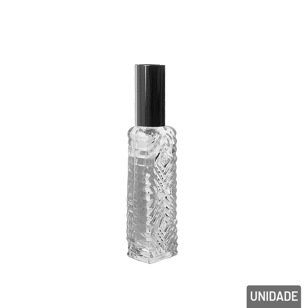 Frasco Porta Perfume de Vidro 12ml Spray com Tampa