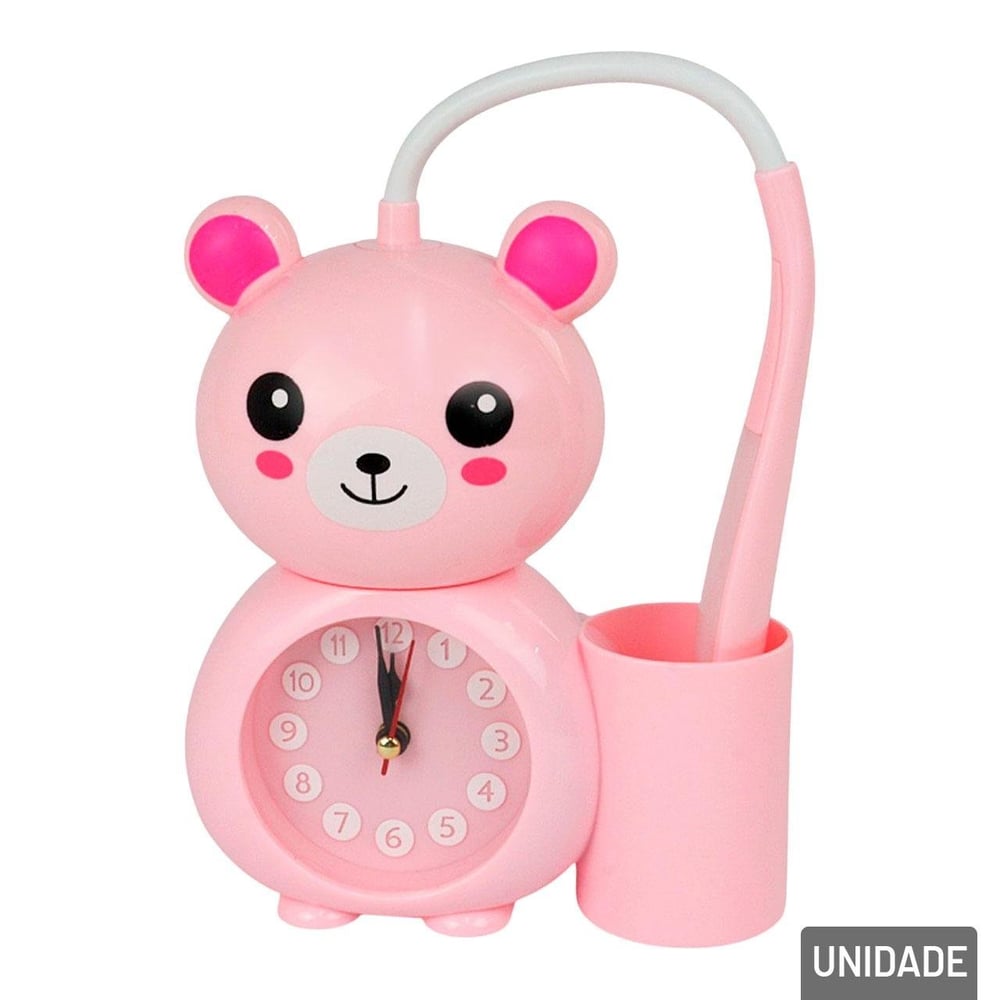 Luminária de Mesa 45cm EM LED com Despertador