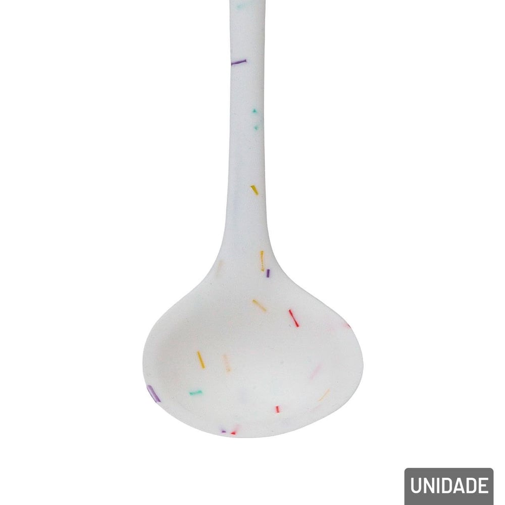 Concha de Silicone e Ferro 23cm Branca