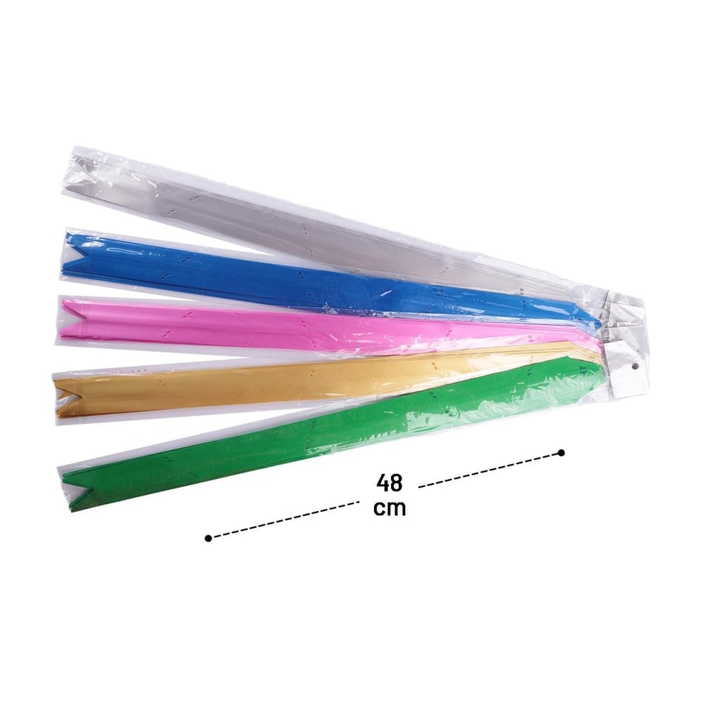 Laço Para Presente 10 Pçs 3x48cm Liso Colors